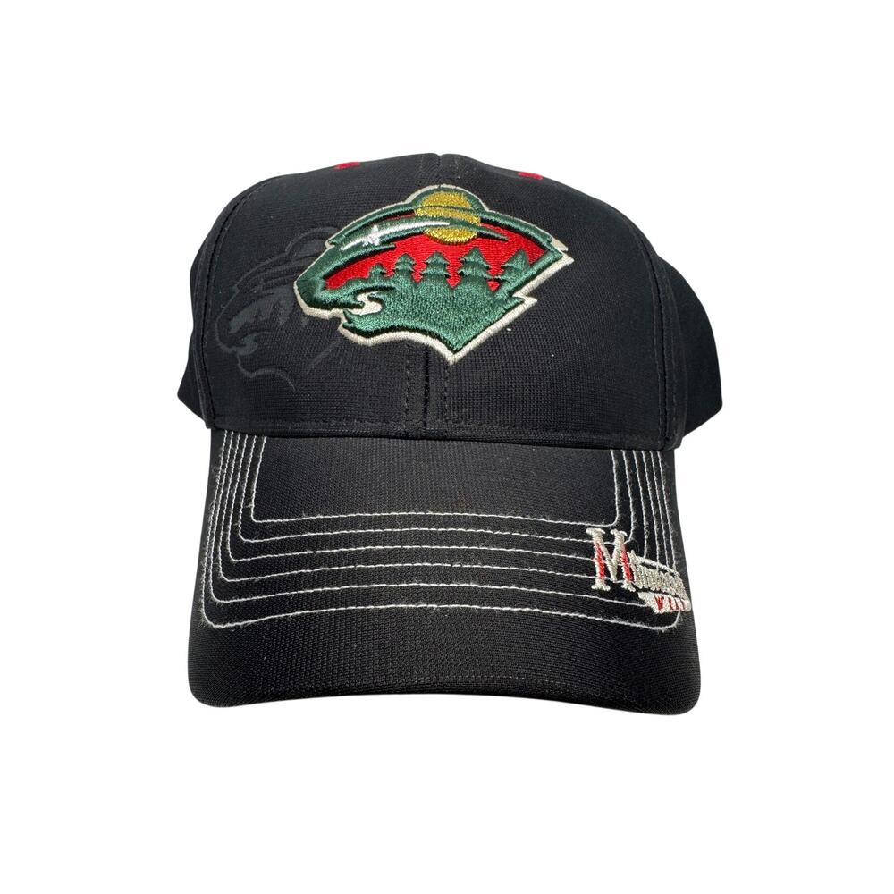 Minnesota Wild Hat Cap Fan Favorite NHL Hook & Loop Strapback Undervisor